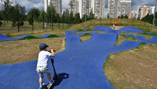 Скейт-парк на территории парка 850-летия Москвы в районе Марьино Скейт-парк на территории парка 850-летия Москвы в районе Марьино