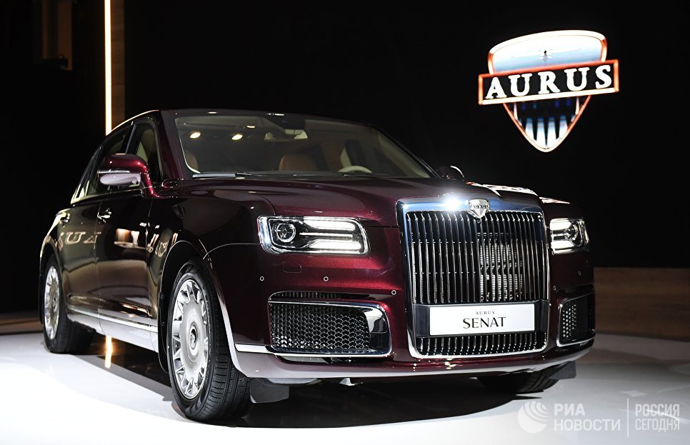 Автомобиль Aurus Senat на Московском международном автомобильном салоне 2018 Автомобиль Aurus Senat на Московском международном автомобильном салоне 2018