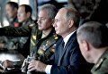 Верховный главнокомандующий ВС РФ, президент РФ Владимир Путин наблюдает за ходом военных маневров российских, монгольских и китайских вооруженных сил Восток-2018 Верховный главнокомандующий ВС РФ, президент РФ Владимир Путин наблюдает за ходом военных маневров российских, монгольских и китайских вооруженных сил Восток-2018