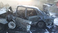 На месте ДТП с участием двух автомобилей в Воронежской области. 16 сентября 2018 На месте ДТП с участием двух автомобилей в Воронежской области. 16 сентября 2018