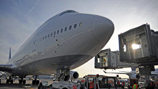 Cамолет Boeing 747-8. Архивное фото Cамолет Boeing 747-8. Архивное фото