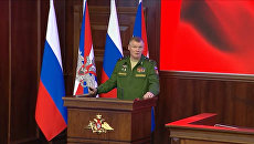 Официальный представитель министерства обороны РФ генерал-майор Игорь Конашенков на специальном брифинге министерства обороны России об обстоятельствах крушения Ил-20 ВКС России у побережья Сирии Официальный представитель министерства обороны РФ генерал-майор Игорь Конашенков на специальном брифинге министерства обороны России об обстоятельствах крушения Ил-20 ВКС России у побережья Сирии