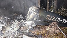 Место крушения вертолета в Костромской области Место крушения вертолета в Костромской области