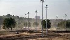 Трасса для мотокросса в парке технических видов спорта в Печатниках в Москве Трасса для мотокросса в парке технических видов спорта в Печатниках в Москве