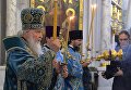 Патриарх Московский и всея Руси Кирилл во время богослужения в Свято-Духовом кафедральном соборе в Минске Патриарх Московский и всея Руси Кирилл во время богослужения в Свято-Духовом кафедральном соборе в Минске