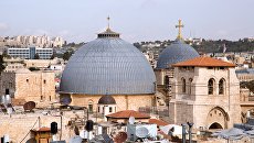 Храм Гроба Господня в Иерусалиме. Архивное фото Храм Гроба Господня в Иерусалиме. Архивное фото