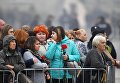 Церемония прощания с погибшими в результате трагедии в Керчи Церемония прощания с погибшими в результате трагедии в Керчи
