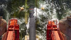 Работы по укладке газопровода Северный поток-2 в Финском заливе Работы по укладке газопровода Северный поток-2 в Финском заливе