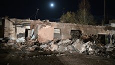Разрушенные здания завода пиротехники Авангард в Гатчине Ленинградской области, где произошел взрыв. 19 октября 2018 Разрушенные здания завода пиротехники Авангард в Гатчине Ленинградской области, где произошел взрыв. 19 октября 2018
