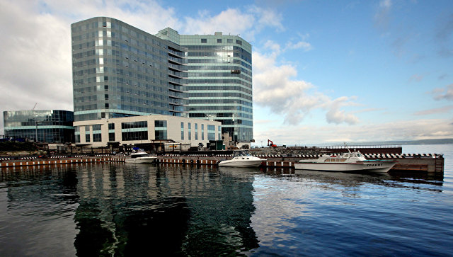 Строительство пятизвездочной гостиницы Hyatt Regency Vladivostok. Архивное фото