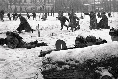 Учения на улицах Москвы Учения на улицах Москвы