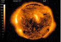 Рентгеновское изображение Солнца со спутника GOES-15 Рентгеновское изображение Солнца со спутника GOES-15