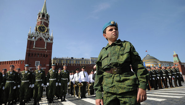 Фото десантников на параде в москве