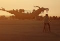 Фестиваль Burning Man в пустыне Блэк-Рок (Black Rock desert, пустыня Черной скалы) в штате Невада в США Фестиваль Burning Man в пустыне Блэк-Рок (Black Rock desert, пустыня Черной скалы) в штате Невада в США
