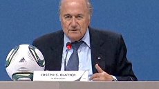 Блаттер дал пресс-конференцию после назначения на пост главы ФИФА Блаттер дал пресс-конференцию после назначения на пост главы ФИФА