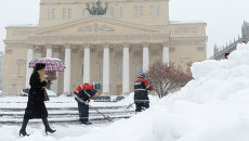 Сильный снегопад в Москве Сильный снегопад в Москве