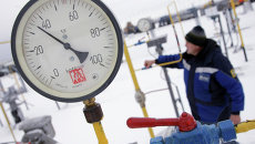 Пуск в эксплуатацию участка газопровода, архивное фото Пуск в эксплуатацию участка газопровода, архивное фото