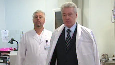 Собянин навестил в больнице пострадавших при крушении Ту-204 Собянин навестил в больнице пострадавших при крушении Ту-204