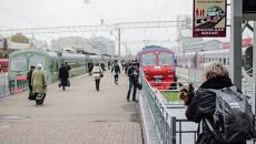 Павелецкий вокзал в Москве. Архивное фото Павелецкий вокзал в Москве. Архивное фото