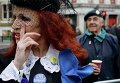 Жители Великобритании на церемонии прощания с Маргарет Тэтчер Жители Великобритании на церемонии прощания с Маргарет Тэтчер