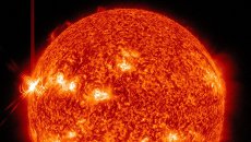 Вспышка на Солнце утром во вторник Вспышка на Солнце утром во вторник