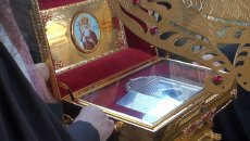 Мощи князя Владимира доставили в Петербурге спецвагоном Мощи князя Владимира доставили в Петербурге спецвагоном