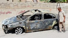 На месте теракта в Багдаде На месте теракта в Багдаде