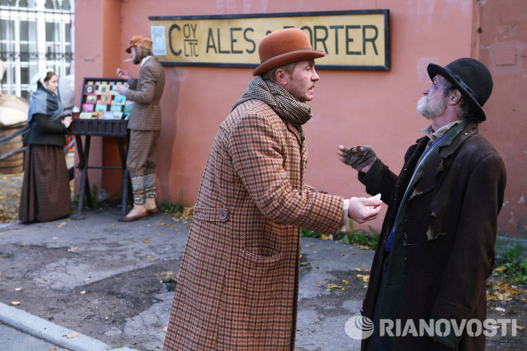 Съемки сериала Шерлок Холмс Съемки сериала Шерлок Холмс