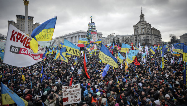 Киев европейская площадь митинг