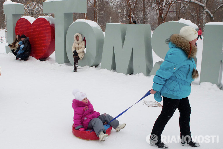 Зимний отдых томичей Зимний отдых томичей