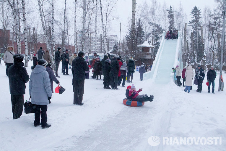 Зимний отдых томичей Зимний отдых томичей